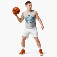 Queensland Maori Kiwi Personalised Basketball Jersey Ma Kakariki Papua Shell Maori Tribal Tattoo LT9 - Polynesian Pride