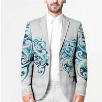 Queensland Maori Kiwi Personalised Blazer Ma Kakariki Papua Shell Maori Tribal Tattoo LT9 - Polynesian Pride