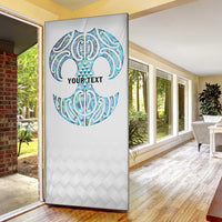 Queensland Maori Kiwi Personalised Door Cover Ma Kakariki Papua Shell Maori Tribal Tattoo LT9 - Polynesian Pride