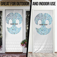 Queensland Maori Kiwi Personalised Door Cover Ma Kakariki Papua Shell Maori Tribal Tattoo LT9 - Polynesian Pride
