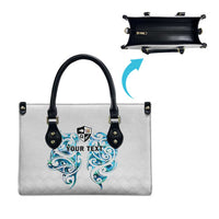 Queensland Maori Kiwi Personalised Leather Bag Ma Kakariki Papua Shell Maori Tribal Tattoo LT9 - Polynesian Pride