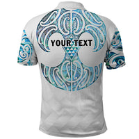 Queensland Maori Kiwi Personalised Polo Shirt Ma Kakariki Papua Shell Maori Tribal Tattoo LT9 - Polynesian Pride