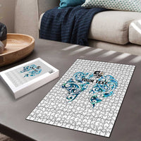 Queensland Maori Kiwi Personalised Puzzle Ma Kakariki Papua Shell Maori Tribal Tattoo LT9 - Polynesian Pride