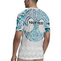 Queensland Maori Kiwi Personalised Rugby Jersey Ma Kakariki Papua Shell Maori Tribal Tattoo LT9 - Polynesian Pride