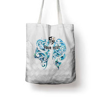 Queensland Maori Kiwi Personalised Tote Bag Ma Kakariki Papua Shell Maori Tribal Tattoo LT9 - Polynesian Pride