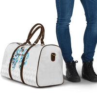 Queensland Maori Kiwi Personalised Travel Bag Ma Kakariki Papua Shell Maori Tribal Tattoo LT9 - Polynesian Pride
