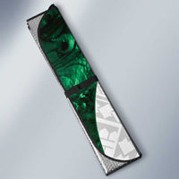 Queensland Maori Kiwi Personalised Auto Sun Shade Kikirangi Papua Shell Maori Tribal Tattoo LT9 - Polynesian Pride