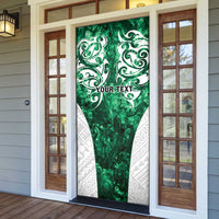 Queensland Maori Kiwi Personalised Door Cover Kikirangi Papua Shell Maori Tribal Tattoo LT9 - Polynesian Pride