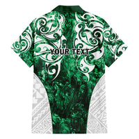 Queensland Maori Kiwi Personalised Hawaiian Shirt Kikirangi Papua Shell Maori Tribal Tattoo LT9 - Polynesian Pride