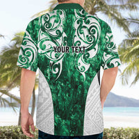 Queensland Maori Kiwi Personalised Hawaiian Shirt Kikirangi Papua Shell Maori Tribal Tattoo LT9 - Polynesian Pride