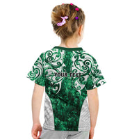 Queensland Maori Kiwi Personalised Kid T Shirt Kikirangi Papua Shell Maori Tribal Tattoo LT9 - Polynesian Pride