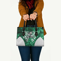 Queensland Maori Kiwi Personalised Leather Bag Kikirangi Papua Shell Maori Tribal Tattoo LT9 - Polynesian Pride