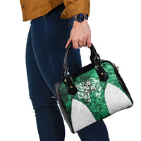 Queensland Maori Kiwi Personalised Shoulder Handbag Kikirangi Papua Shell Maori Tribal Tattoo