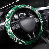 Queensland Maori Kiwi Steering Wheel Cover Kikirangi Papua Shell Maori Tribal Tattoo