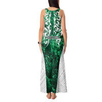 Queensland Maori Kiwi Personalised Tank Maxi Dress Kikirangi Papua Shell Maori Tribal Tattoo LT9 - Polynesian Pride