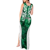 Queensland Maori Kiwi Personalised Tank Maxi Dress Kikirangi Papua Shell Maori Tribal Tattoo LT9 - Polynesian Pride
