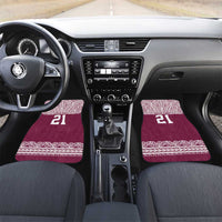 Queensland Maori Nga Hau E Wha Custom Car Mats Polynesian Maori Tribal Pattern