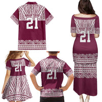Queensland Maori Nga Hau E Wha Custom Family Matching Puletasi and Hawaiian Shirt Polynesian Maori Tribal Pattern LT9 - Polynesian Pride