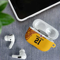 Queensland Papua New Guinea Custom AirPods Case All Gold Pacific PNG Tribal Style LT9 - Polynesian Pride