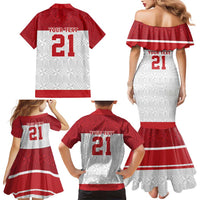 Queensland Tonga Custom Family Matching Mermaid Dress and Hawaiian Shirt QLD with Tongan Ngatu Pattern LT9 - Polynesian Pride