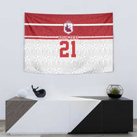 Queensland Tonga Custom Tapestry QLD with Tongan Ngatu Pattern