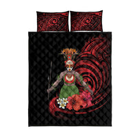 Huli Wigmen Tribe Hela Province Quilt Bed Set Papua New Guinea Indigenous Pattern LT9 - Polynesian Pride
