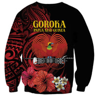 Huli Wigmen Tribe Hela Province Sweatshirt Papua New Guinea Indigenous Pattern LT9 - Polynesian Pride