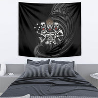 Skeleton Tribe Simbu Province Tapestry Papua New Guinea Indigenous Pattern LT9 - Polynesian Pride