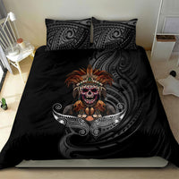 Mokomoko Tribe Eastern Highlands Province Bedding Set Papua New Guinea Indigenous Pattern LT9 - Polynesian Pride