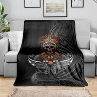 Mokomoko Tribe Eastern Highlands Province Blanket Papua New Guinea Indigenous Pattern LT9 - Polynesian Pride