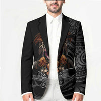 Mokomoko Tribe Eastern Highlands Province Blazer Papua New Guinea Indigenous Pattern LT9 - Polynesian Pride