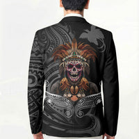 Mokomoko Tribe Eastern Highlands Province Blazer Papua New Guinea Indigenous Pattern LT9 - Polynesian Pride