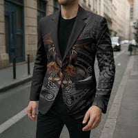 Mokomoko Tribe Eastern Highlands Province Blazer Papua New Guinea Indigenous Pattern LT9 - Polynesian Pride
