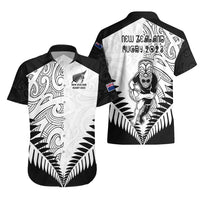 New Zealand Rugby Hawaiian Shirt Proud Aoteroa Stylised Maori Koru LT9 - Polynesian Pride