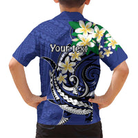 FSM Chuuk State Polynesian Shark Tattoo Personalised Family Matching Short Sleeve Bodycon Dress and Hawaiian Shirt LT9 - Polynesian Pride