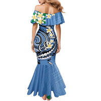 FSM Kosrae Polynesian Shark Tattoo Personalised Family Matching Mermaid Dress and Hawaiian Shirt LT9 - Polynesian Pride