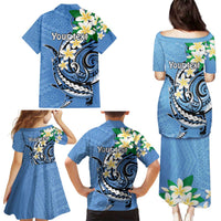 FSM Kosrae Polynesian Shark Tattoo Personalised Family Matching Puletasi and Hawaiian Shirt LT9 - Polynesian Pride