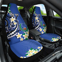 FSM Pohnpei Polynesian Shark Tattoo Personalised Car Seat Cover LT9 One Size Blue - Polynesian Pride
