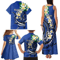 FSM Pohnpei Polynesian Shark Tattoo Personalised Family Matching Tank Maxi Dress and Hawaiian Shirt LT9 - Polynesian Pride