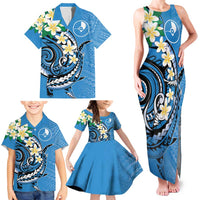 FSM Yap State Polynesian Shark Tattoo Personalised Family Matching Tank Maxi Dress and Hawaiian Shirt LT9 - Polynesian Pride