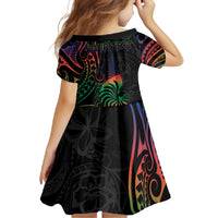 New Caledonia Polynesian Tatoo Personalised Family Matching Off Shoulder Maxi Dress and Hawaiian Shirt LT9 - Polynesian Pride