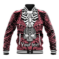 personalised-polynesia-skull-baseball-jacket-with-boars-tusk-pink-arty-vibe