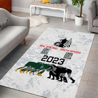 New Zealand South Africa Rugby Area Rug History Commemorative World Cup Winners Unique LT9 - Polynesian Pride