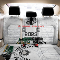 New Zealand South Africa Rugby Back Car Seat Cover History Commemorative World Cup Winners Unique LT9 - Polynesian Pride
