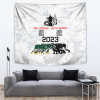 New Zealand South Africa Rugby Tapestry History Commemorative World Cup Winners Unique LT9 - Polynesian Pride