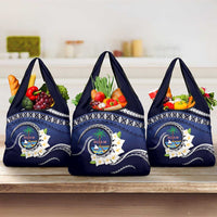 Hafai Adai Guam Guasalis Grocery Bag Polynesian Tribal Pattern