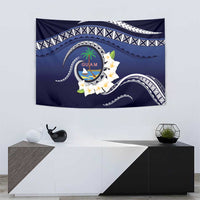 Hafai Adai Guam Guasalis Tapestry Polynesian Tribal Pattern