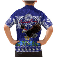 American Samoa Christmas Family Matching Mermaid Dress and Hawaiian Shirt Manuia le Kerisimasi Polynesian Tribal LT9 - Polynesian Pride
