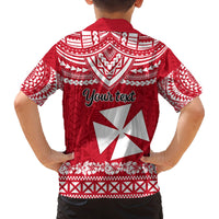 Personalised Wallis and Futuna Christmas Family Matching Tank Maxi Dress and Hawaiian Shirt Polynesian Tribal LT9 - Polynesian Pride