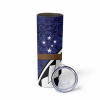 Samoan Ula Fala Flowers Skinny Tumbler Christmas Santa Belt LT9 - Polynesian Pride